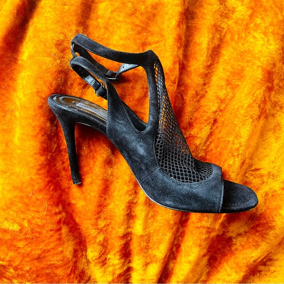 💸 SALE 💸 • the Alexander Wang Piper Fishnet sandal heels - Picture 4 of 9